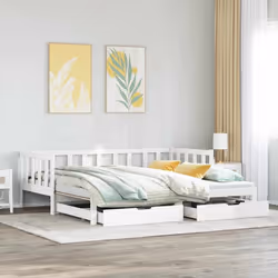 VidaXL 3302192 canapé lit sofa Blanc