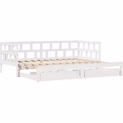 Ce lit de repos 2 en 1 avec lit gigogne, servant à la fois de canapé et de lit, constitue un supplément pratique et accrocheu ...