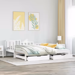 VidaXL 3302220 canapé lit sofa Blanc