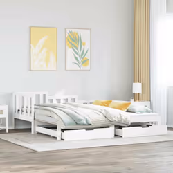 VidaXL 3302222 canapé lit sofa Blanc