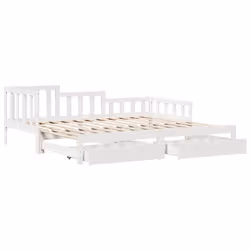 VidaXL 3302224 canapé lit sofa Blanc