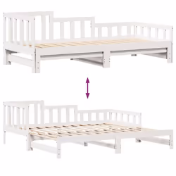 VidaXL 3302224 canapé lit sofa Blanc - Vue supplémentaire 8