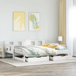VidaXL 3302228 canapé lit sofa Blanc
