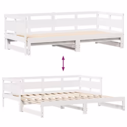 VidaXL 3302234 canapé lit sofa Blanc - Vue supplémentaire 8