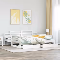 VidaXL 3302238 canapé lit sofa Blanc