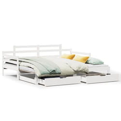 VidaXL 3302240 canapé lit sofa Blanc