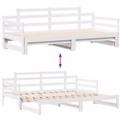 VidaXL 3302240 canapé lit sofa Blanc - Vue supplémentaire 8