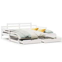VidaXL 3302242 canapé lit sofa Blanc