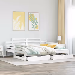 VidaXL 3302242 canapé lit sofa Blanc