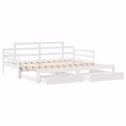 VidaXL 3302242 canapé lit sofa Blanc