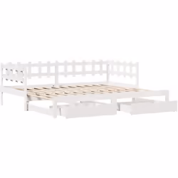 Ce lit de repos 2 en 1 avec lit gigogne, servant à la fois de canapé et de lit, constitue un supplément pratique et accrocheu ...