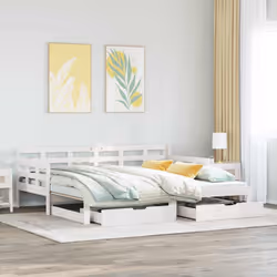 VidaXL 3302258 canapé lit sofa Blanc