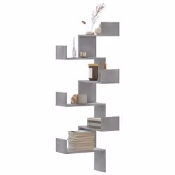 VidaXL 852639 étagères Bois Gris