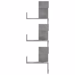 VidaXL 852639 étagères Bois Gris - Vue supplémentaire 4