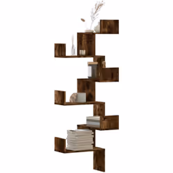 Avec un design pratique, l'étagère d'angle murale est destinée à être le point central de votre salon, chambre à coucher, etc ...