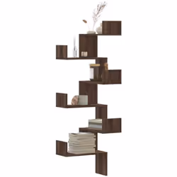 Avec un design pratique, l'étagère d'angle murale est destinée à être le point central de votre salon, chambre à coucher, etc ...