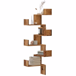 Avec un design pratique, l'étagère d'angle murale est destinée à être le point central de votre salon, chambre à coucher, etc ...