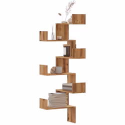 Avec un design pratique, l'étagère d'angle murale est destinée à être le point central de votre salon, chambre à coucher, etc ...