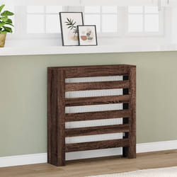 vidaXL Cache-radiateur chêne marron 78x20x82 cm bois d'ingénierie