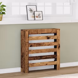 vidaXL Cache-radiateur vieux bois 78x20x82 cm bois d'ingénierie