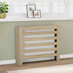 vidaXL Cache-radiateur chêne sonoma 104x20x82 cm bois d'ingénierie