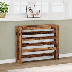 Cache-radiateur vieux bois 104x20x82 cm bois d'ingénierie - Vidaxl