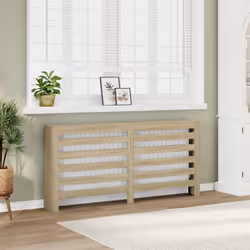 Ce cache-radiateur constituera un supplément parfait à votre salon.Matériau durable : le bois d'ingénierie est d'une qualité ...