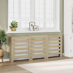 vidaXL Cache-radiateur chêne sonoma 205x21,5x83,5 cm bois d'ingénierie