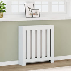 Vidaxl - Cache-radiateur blanc 78x20x82 cm bois d'ingénierie