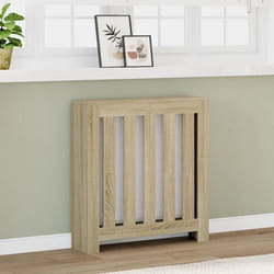 vidaXL Cache-radiateur chêne sonoma 78x20x82 cm bois d'ingénierie