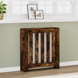 Vidaxl - Cache-radiateur chêne fumé 78x20x82 cm bois d'ingénierie