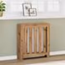 vidaXL Cache-radiateur chêne artisanal 78x20x82 cm bois d'ingénierie