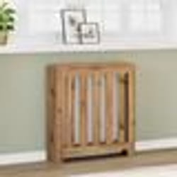vidaXL Cache-radiateur chêne artisanal 78x20x82 cm bois d'ingénierie