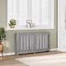 vidaXL Cache-radiateur sonoma gris 149x20x82 cm bois d'ingénierie