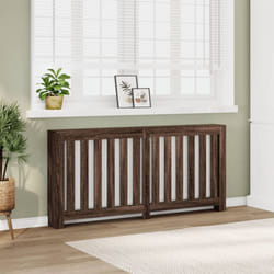 Vidaxl - Cache-radiateur chêne marron 175x20x82 cm bois d'ingénierie