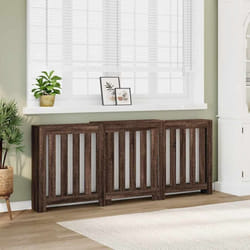 vidaXL Cache-radiateur chêne marron 205x21,5x83,5 cm bois d'ingénierie