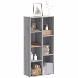 VidaXL 852794, Gris, Chêne, Bois, Bois, 80 kg, 500 mm, 250 mm