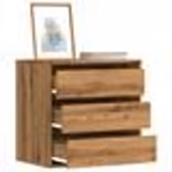 vidaXL Commode d'angle chêne artisanal 60x41x58 cm bois d'ingénierie