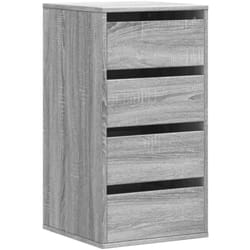 Vidaxl - Commode d'angle sonoma gris 40x41x76 cm bois d'ingénierie