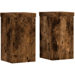 Vidaxl - Supports pour plantes 2 pcs chêne fumé bois d'ingénierie
