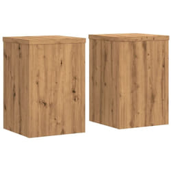 Vidaxl - Supports pour plantes 2 pcs chêne artisanal bois d'ingénierie