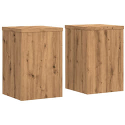 Vidaxl - Supports pour plantes 2 pcs chêne artisanal bois d'ingénierie