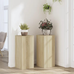 Vidaxl - Supports pour plantes 2 pcs chêne sonoma bois d'ingénierie