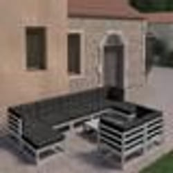vidaXL Supports pour plantes 2 pcs chêne fumé bois d'ingénierie