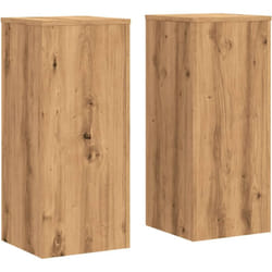 Vidaxl - Supports pour plantes 2 pcs chêne artisanal bois d'ingénierie