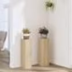 vidaXL Supports pour plantes 2 pcs chêne sonoma bois d'ingénierie