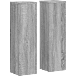 Vidaxl - Supports pour plantes 2 pcs sonoma gris bois d'ingénierie