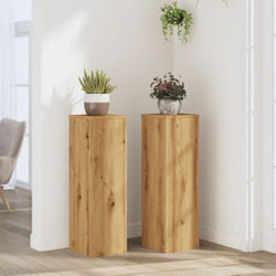Vidaxl - Supports pour plantes 2 pcs chêne artisanal bois d'ingénierie