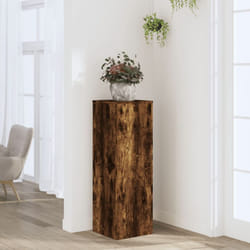 Vidaxl - Support pour plantes chêne fumé 33x33x100 cm bois d'ingénierie