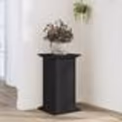 vidaXL Support pour plantes noir 33x33x60 cm bois d'ingénierie